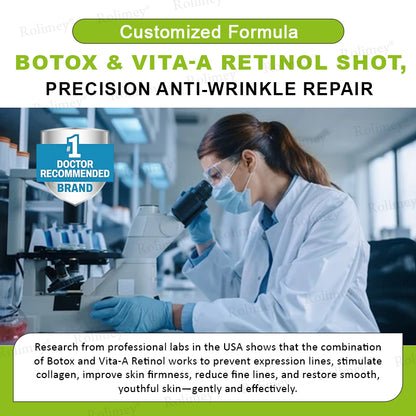 ✨👨‍⚕️Made and shipped from the UK 💫Rolimey® Botox & Vita-A Retinol Shot Wrinkle-Lift Tightening cream - Last Day Promotion 70% OFF