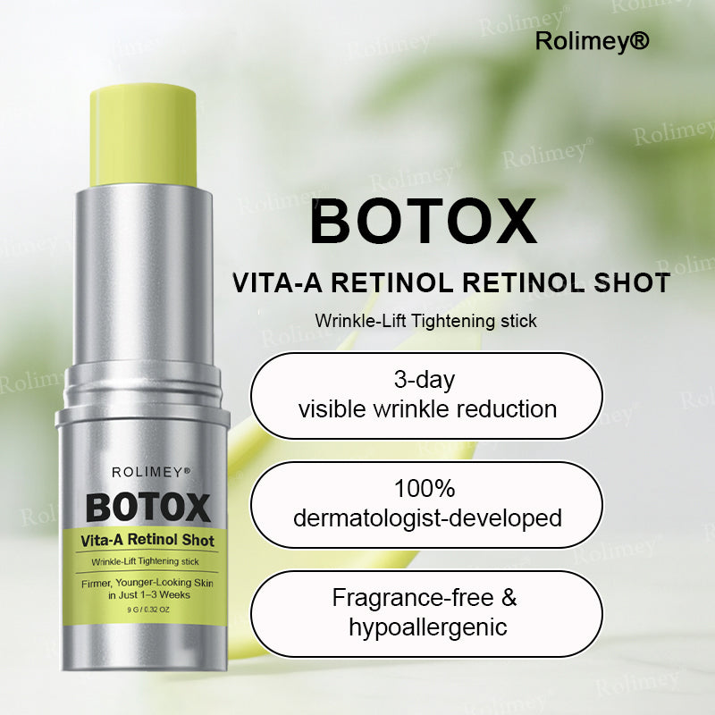 👨‍⚕️Made and shipped from the UK ✅ Rolimey® Botox & Vita-A Retinol Shot Wrinkle-Lift Tightening stick