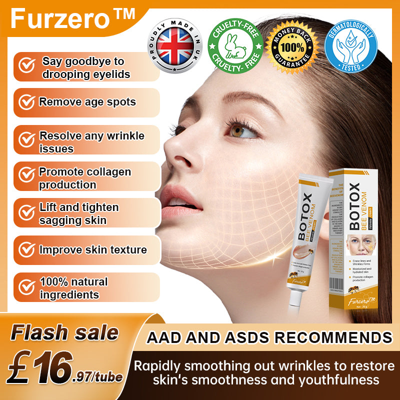 ✨🍀Made and shipped from the UK ✅Flysmus® Botox Bee Venom Wrinkle Removal Cream-Last Day Promotion 70% OFF