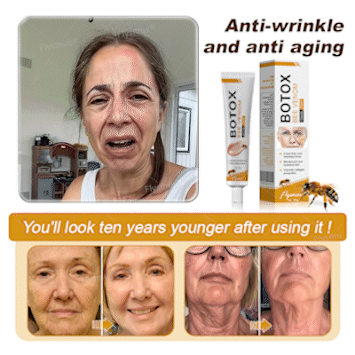 ✨🍀Made and shipped from the UK ✅Flysmus® Botox Bee Venom Wrinkle Removal Cream-Last Day Promotion 70% OFF