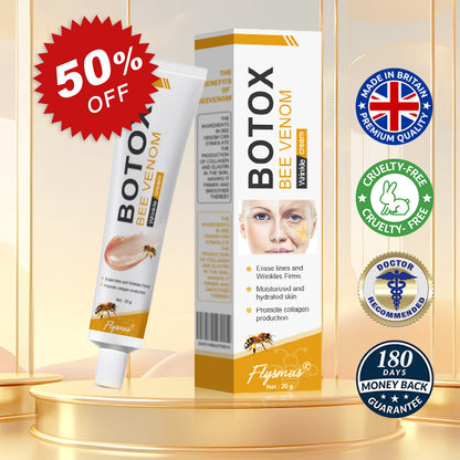 ✨🍀Made and shipped from the UK ✅Flysmus® Botox Bee Venom Wrinkle Removal Cream-Last Day Promotion 70% OFF