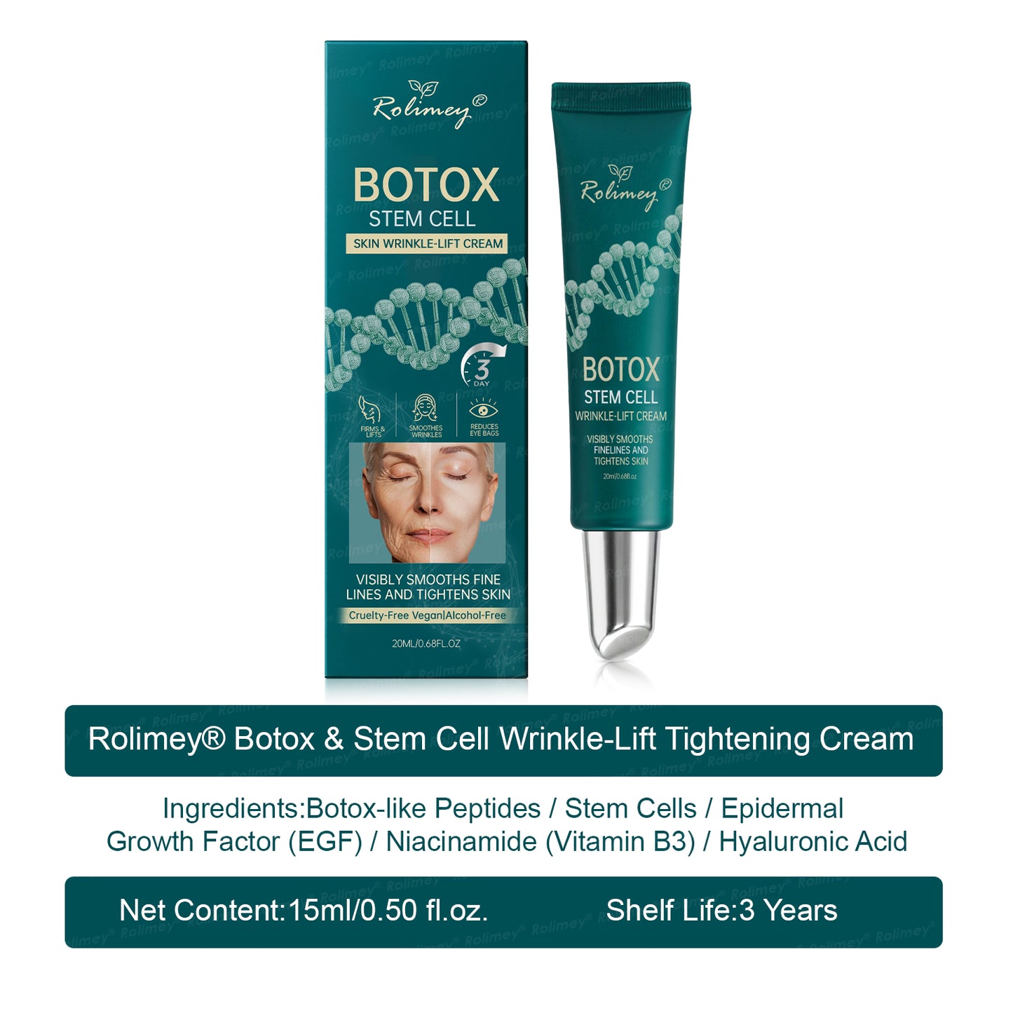 Rolimey® Botox & Stem Cell Wrinkle-Lift Tightening Cream