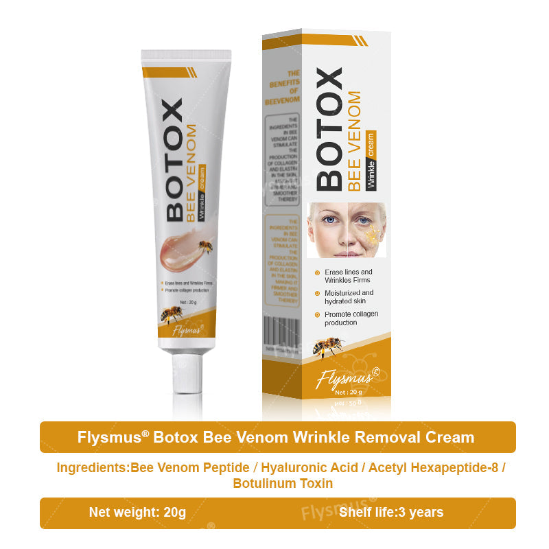 ✨🍀Made and shipped from the UK ✅Flysmus® Botox Bee Venom Wrinkle Removal Cream-Last Day Promotion 70% OFF