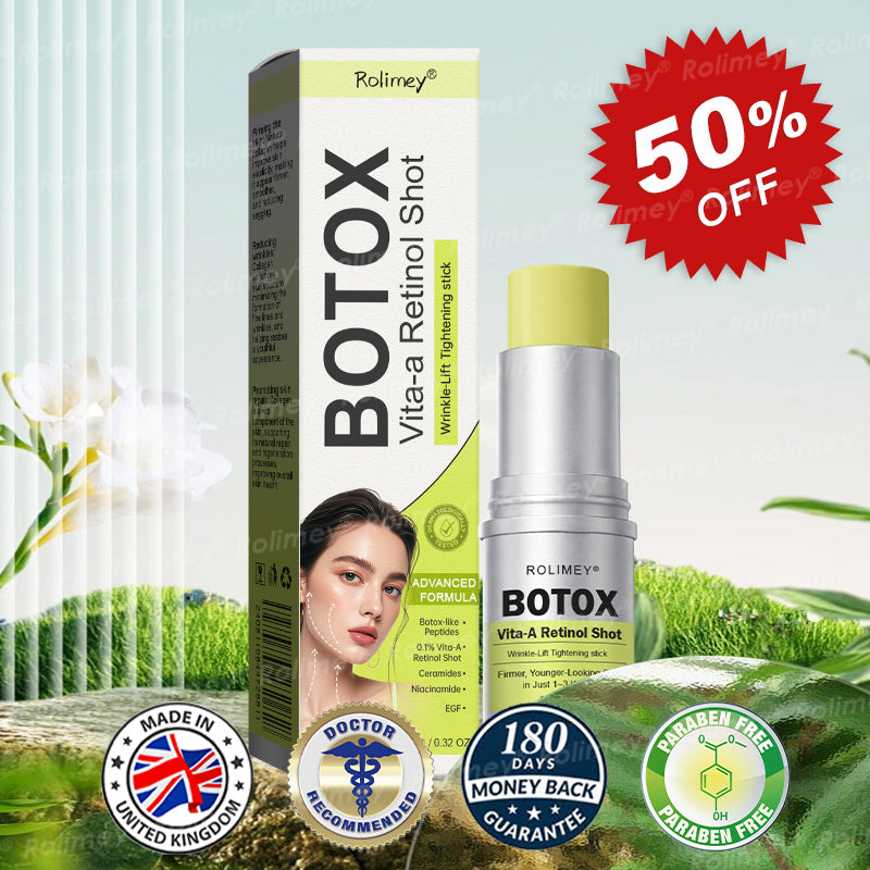 👨‍⚕️Made and shipped from the UK ✅ Rolimey® Botox & Vita-A Retinol Shot Wrinkle-Lift Tightening stick